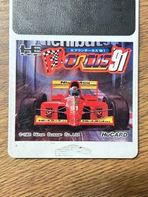 F1 Circus '91 PC Engine HuCard Japan NTSC-J Card Only Tested Working