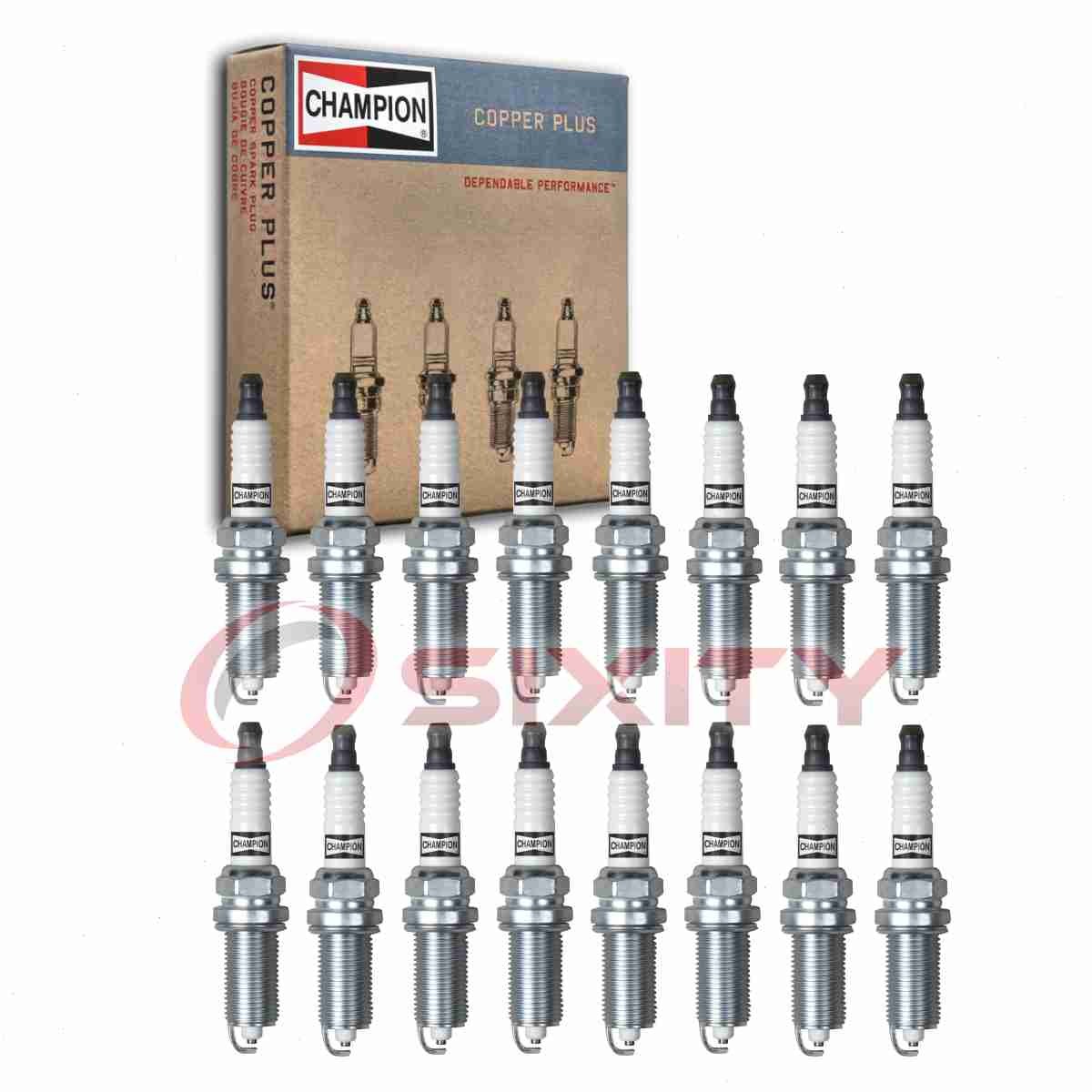 16 pc Champion Copper Plus Spark Plugs for 2009-2010 Dodge Ram 1500 5.7L V8 zk