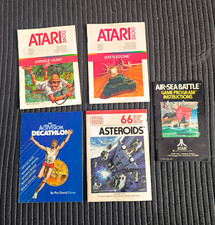 Atari 2600 Spielanleitungen Konvolut Battlezo...