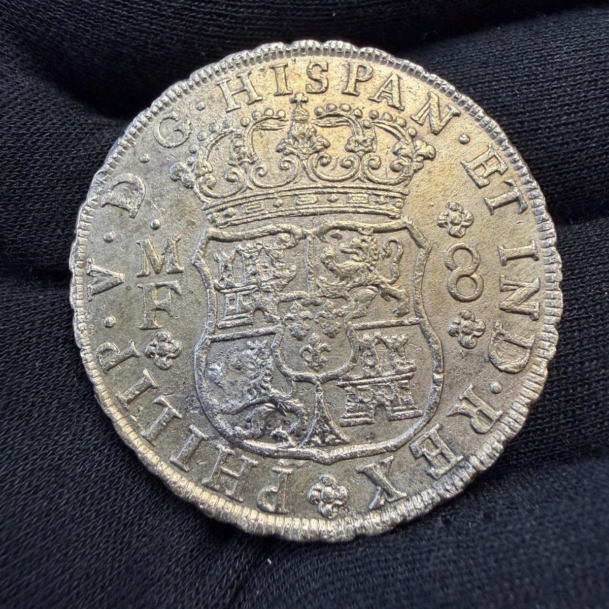 Mexico - 8 Reales - 1740 Mo MF - Philip V Pillar Type 