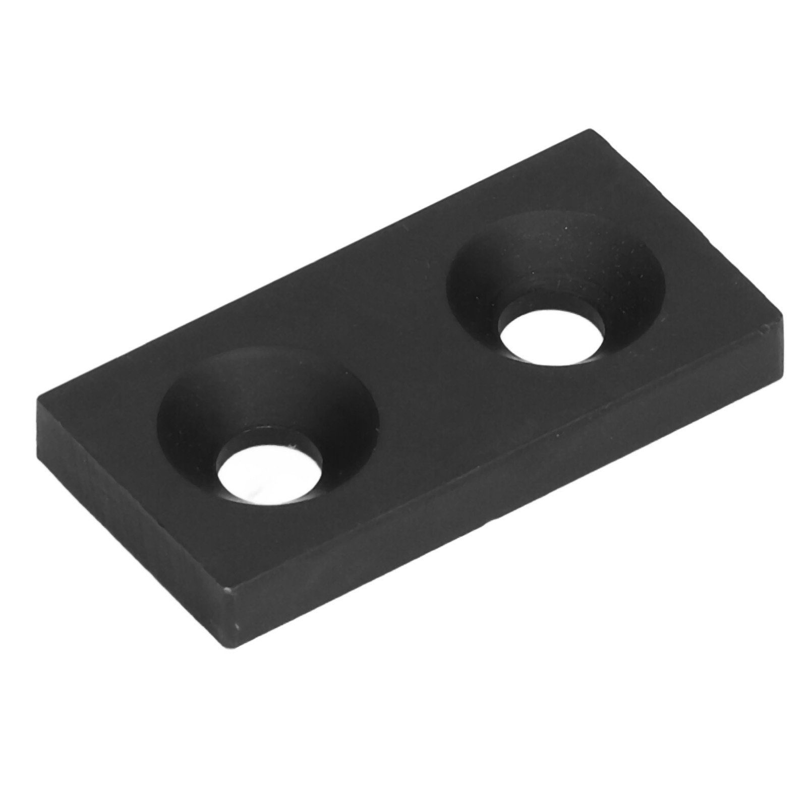 10Pcs Aluminum Alloy End Cover Double Holes Cover Plate For Profiles Frame CNC