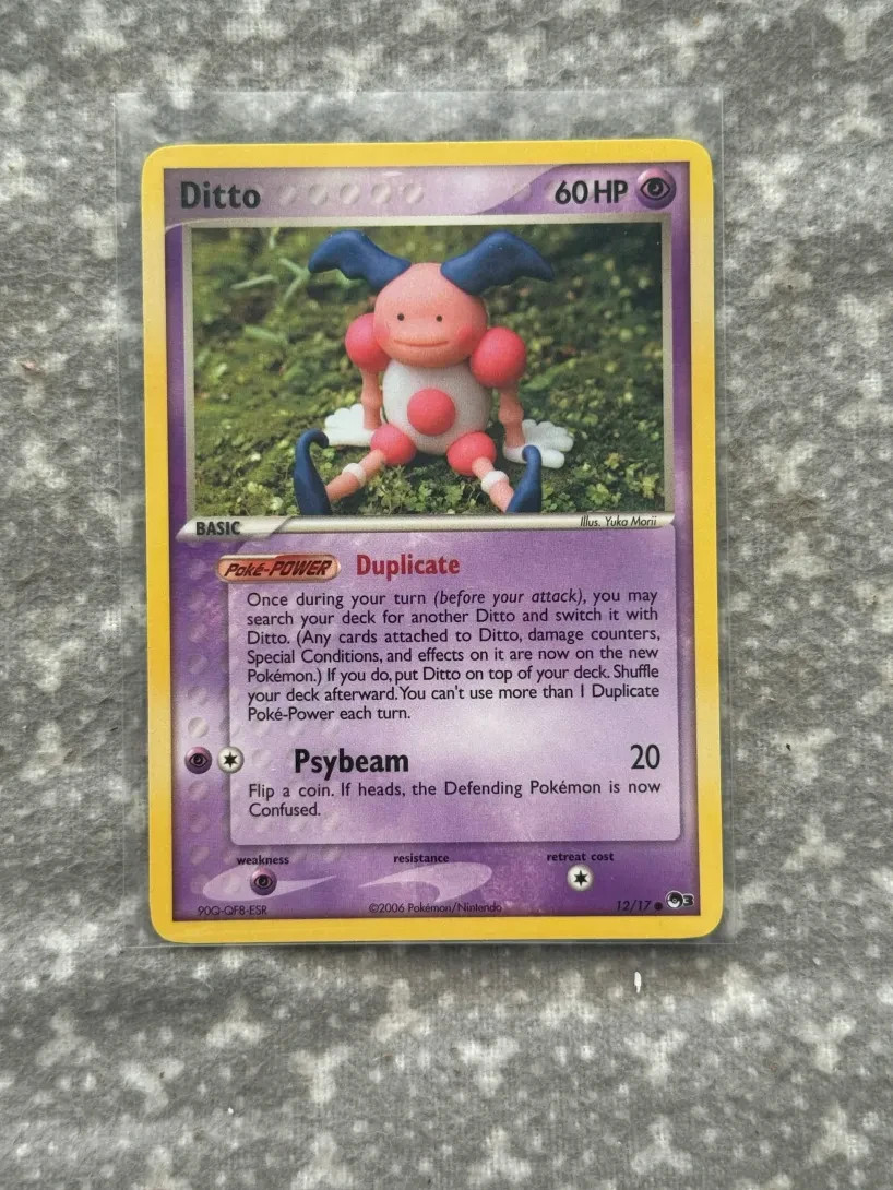 Pokemon Pop Series 3 Ditto Mr. Mime 12/17 Near Mint Condition