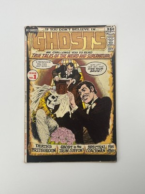 Ghosts #1 DC Comics 1971 Premiere Issue Bronze Age Horror / Supernatural Key