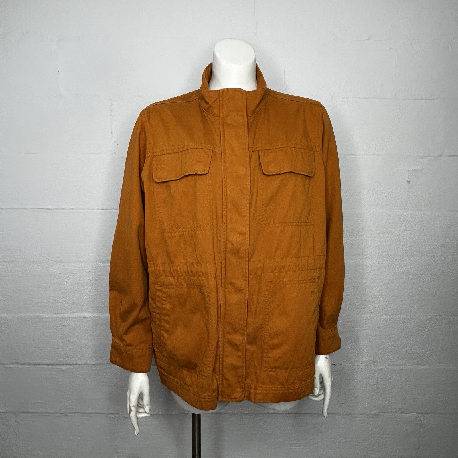 Gap Utility Jacket Full Zip & Button 4 Pockets XX… - image 15