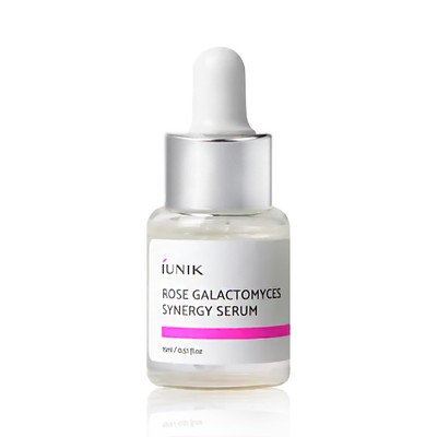 iUNIK Rose Galactomyces Miniature serum, 15 ml - Wielozadaniowe serum do twarzy 