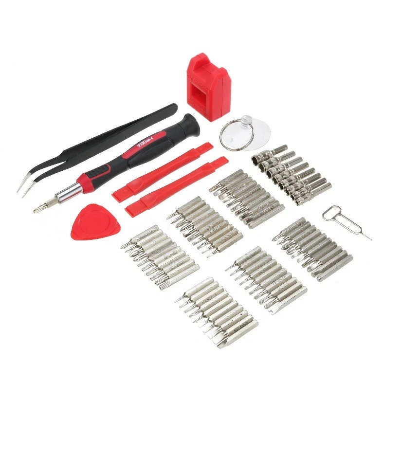 Hyper Tough 77 Piece Precision Tool Kit with Magnetic Screwdriver, Standard Size - Image 3 of 4