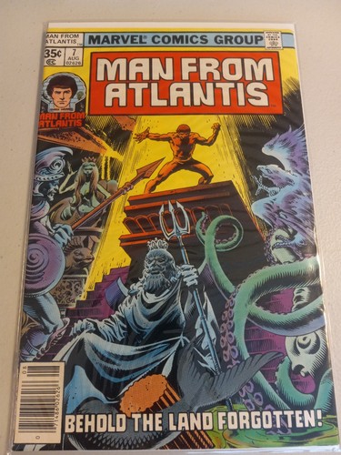 MAN FROM ATLANTIS #1-7 Complete Series Comic Lot Marvel Bronze Age - Picture 10 of 10