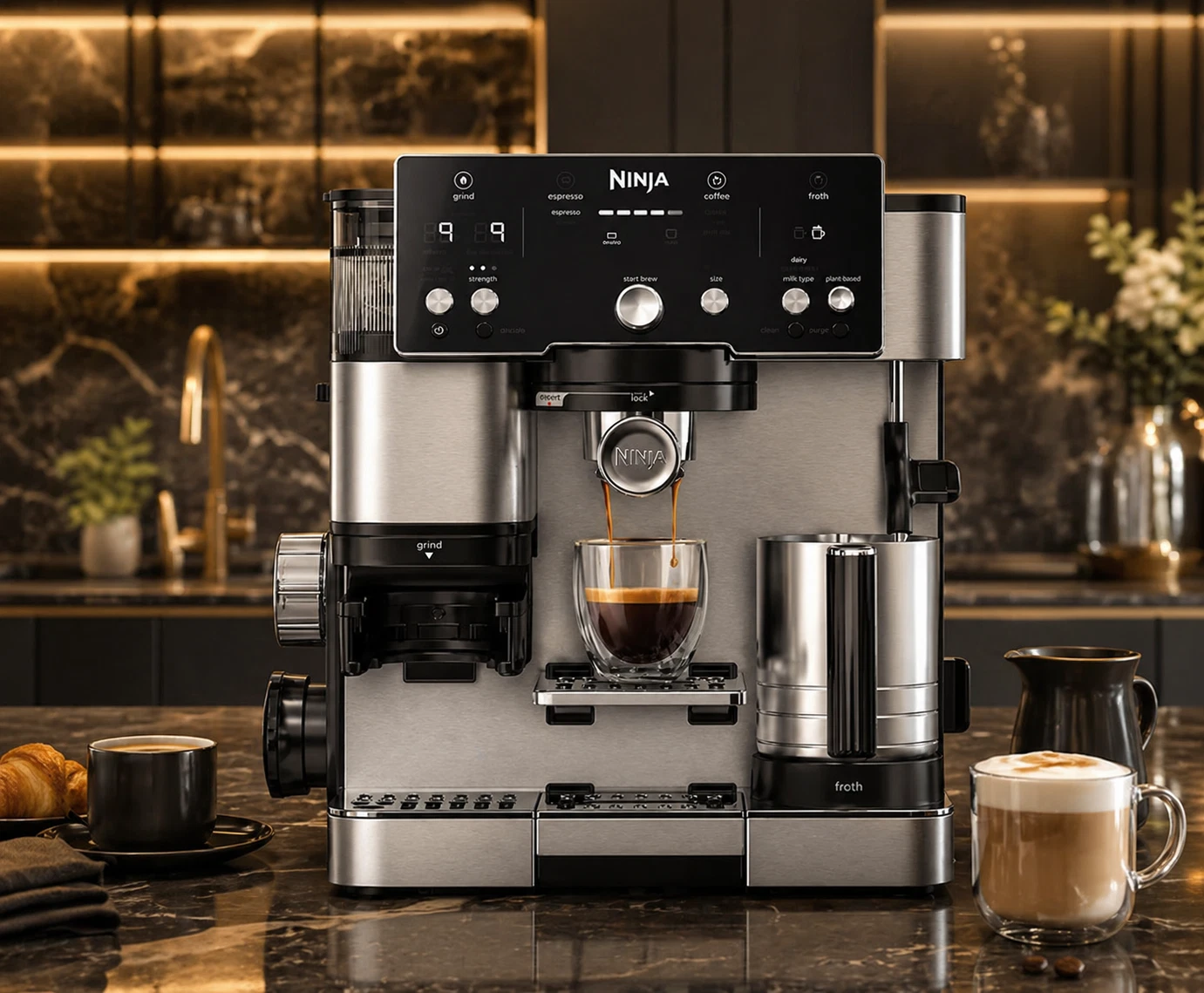 Ninja ES501EU Luxe Essential Espresso- und Kaffeemaschine
