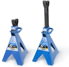 6 Ton Jack Stands Heavy Duty Steel Adjustable 14.6-24, 1 Pair