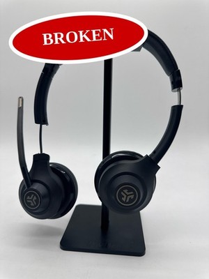 (BROKEN) JLab Go Work Wireless Office Headset Bluetooth Multipoint Boom Mic 45H