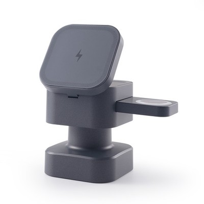 15W Magnetisch Qi Wireless Charger Kabelloses Ladegerät Für iPhone Samsung Watch