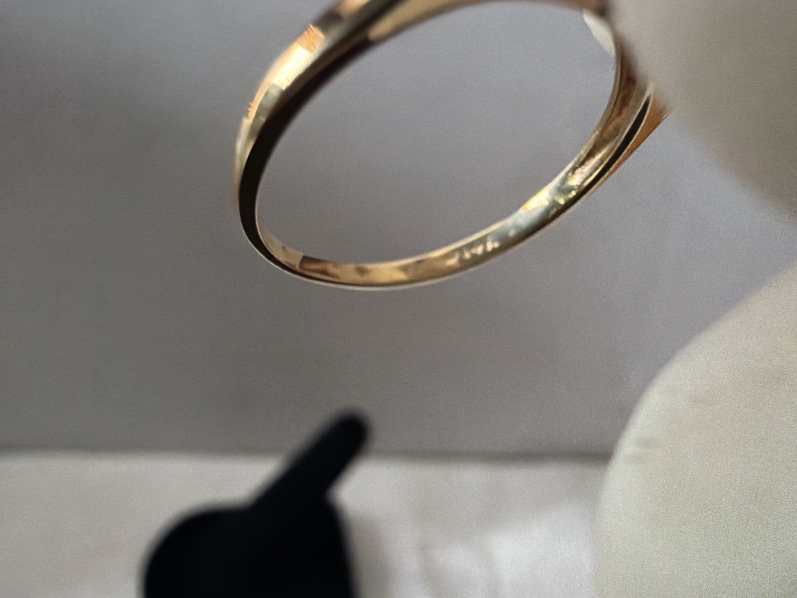 Antique Solid Gold Opal Ring Victorian Cathedral … - image 5