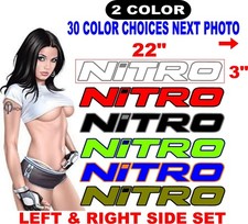 Fits Nitro Boat Decals Hull Replacement Fits Nitro Boat Decals Hull Replacement