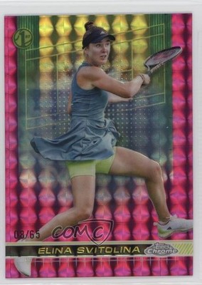 2024 Topps Chrome Pink Geometric Refractor 8/65 Elina Svitolina Rookie RC 0q2c