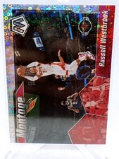 2019-20 Panini Mosaic Montage Fast Break Silver Prizm Russell Westbrook #4