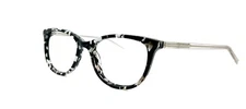 NEW CHELSEA MORGAN CMM 9001 B/WH BLACK WHITE AUTHENTIC EYEGLASSES 48-16-135