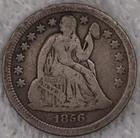 1856 Seated Liberty Dime