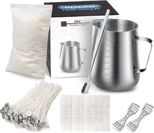  Candle Making Kit Supplies, Candle Make Pouring Pot & Soy Wax