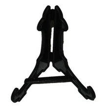 Foldable Card Stand | Black Plastic Display Stand for Trading Cards, & Sports Ca