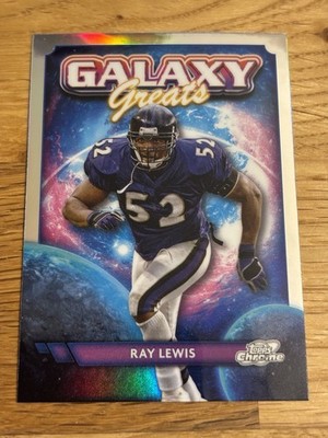 Topps Cosmic Chrome 2024 Ray Lewis Galaxy Greats Nr.GG-18 Refractor Baltimore
