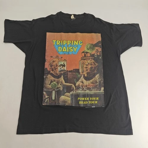 Tripping Daisy Power Your Head Tour Band Concert Ts 1990s vintage concert t-shirt, vintage, size XL, single stitch, B+ condition
