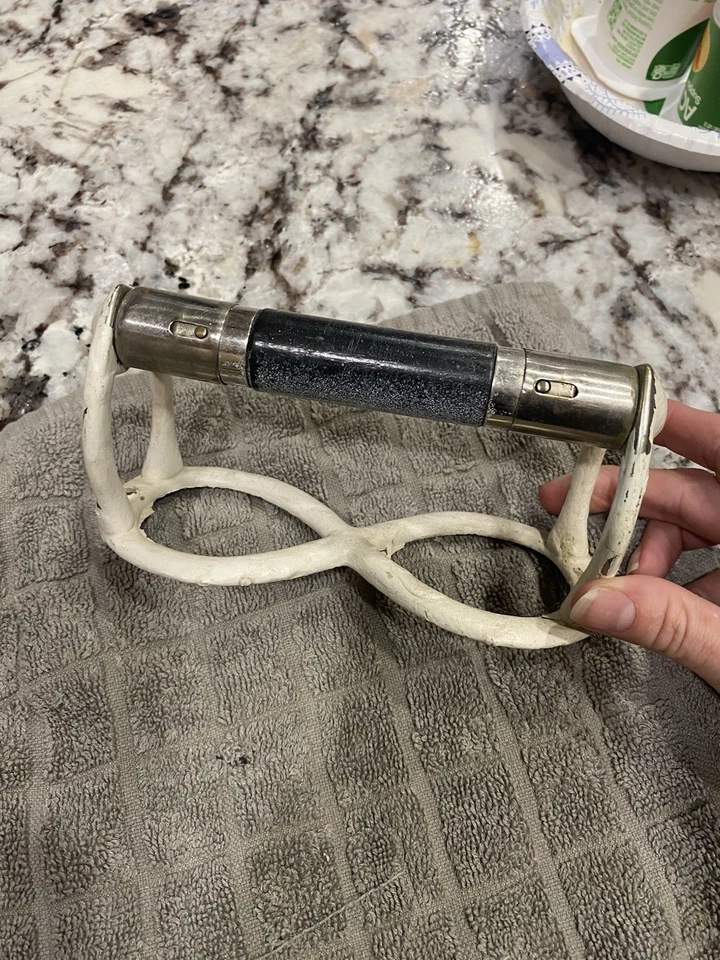 Antiguo soporte de papel higiénico de colección Infinity Art Deco años 1900 Foto 2 de 3