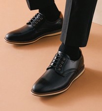Men's Formal Dress Shoes Oxford Shoes Lace up Casual Shoes for Work Black