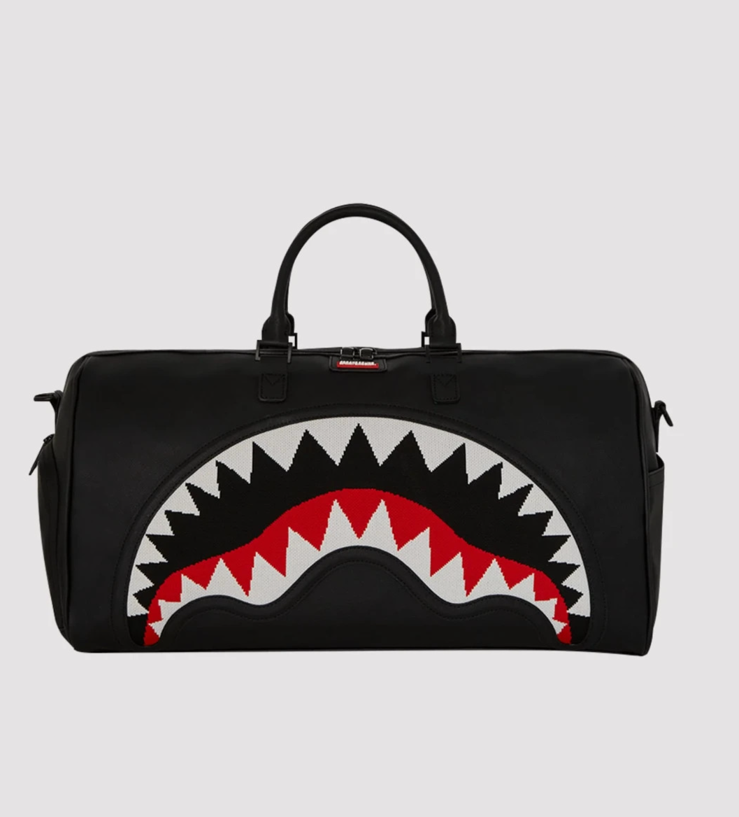 Sprayground duffle bag SHARK BITE SHARKS IN PARIS GRAY DUFFLE – SPRAYGROUND® main image 2