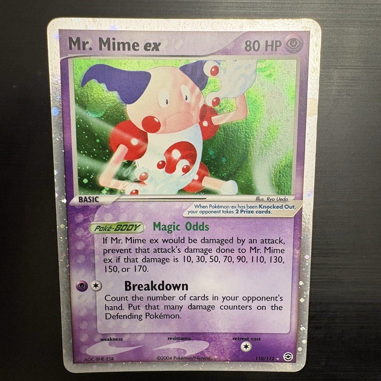 Pokemon TCG Mr. Mime ex 110/112 FireRed & LeafGreen Holo MP-LP - Free Ship