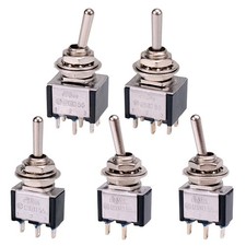 Mini Toggle Switch 3A 250V Miniature On-Off On-On On-Off-On SCI
