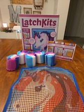 Kahootz Latch Kits Unicorn Mini Rug Craft Kit Does NOT Include Latch Hook Tool