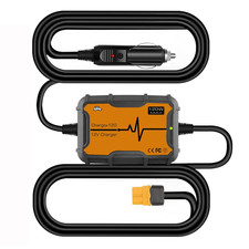 DC 12V/24V Car Cigar Cable to XT60 Connector Quick Charging 120W Works with E...
