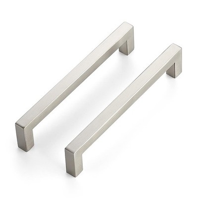 18 Pack Cabinet Handles 61/4 Inch Brushed Nickel Pulls 160mm Square Drawer