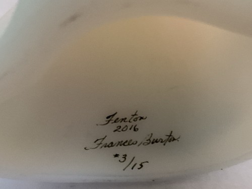 Fenton Gift Shop 2016 Limited Edition “Rainbow Butterflies ” Ghost #3/15 - Picture 5 of 5