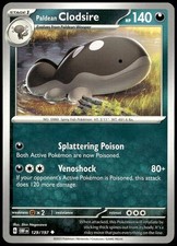 Paldean Clodsire 129/197 Uncommon Obsidian Flames Pokemon Lightly Played