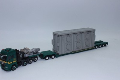 Grau 1:87 Transformer Loading for Heavy Truck H0 Stand Model NEW