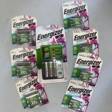 Oem Energizer Rechargeable Battery MEGA LOT Charger 16 AAs  16 AAAs 32 Total