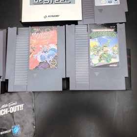 Lote Nintendo NES: TMNT+Punch-Out+X-Men+Wizards Warriors+Blades of Steel+Joust