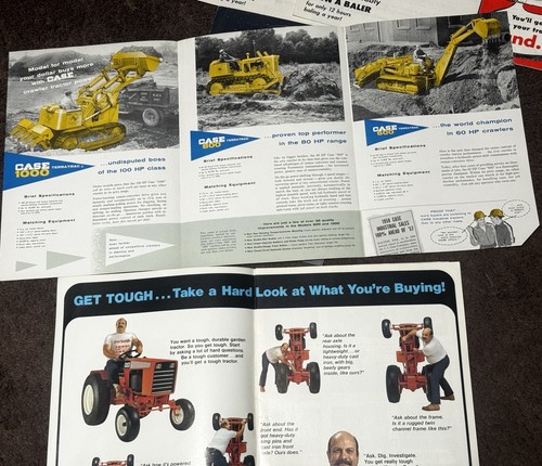 7 Nice Vintage Case & IH Farmall Brochures Neat Group * - Picture 2 of 3