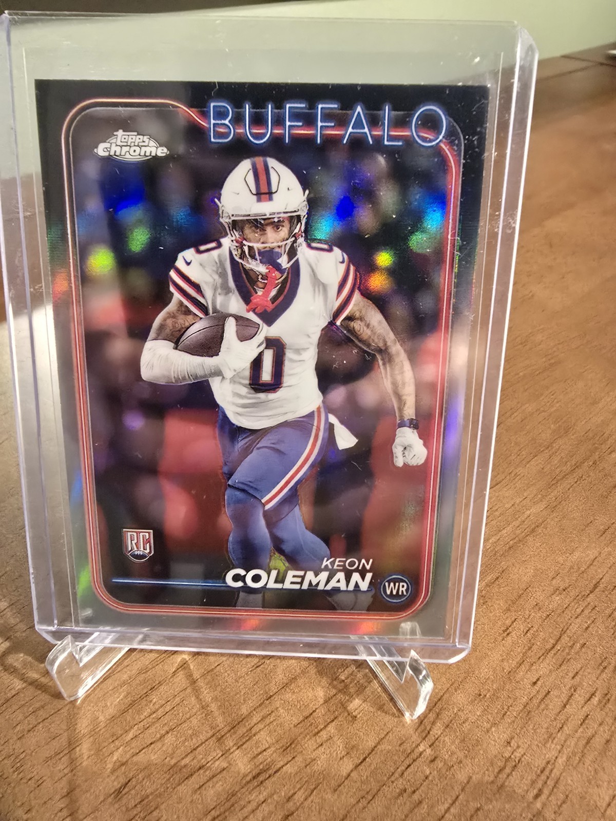 2024 Topps Chrome - Rookies Keon Coleman #209 Refractor (RC)