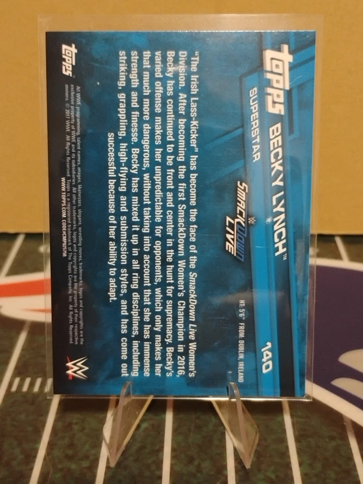 2017 Topps WWE Then Now Forever #140 Becky Lynch Bronze - Image 2 of 2