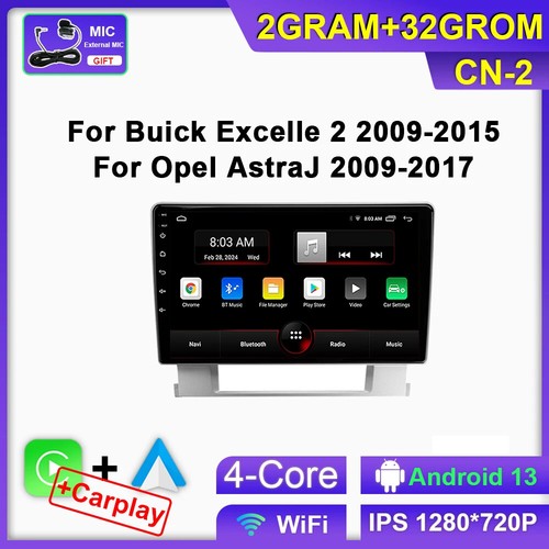 Per Buick Excelle 2 Per Opel Astra J Navi GPS Android Autoradio Lettore Video - Foto 9 di 28