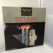 Die Hard Laserdisc Widescreen Gate Fold Bruce Willis Very Good 1989