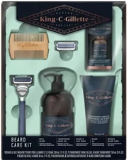 King C. Gillette Complete Men's 7- Piece Beard Care Gift Kit