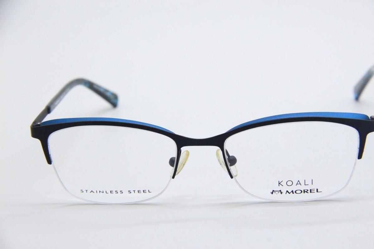 NEW MOREL KOALI 20020K BB12 BLUE AUTHENTIC EYEGLASSES 52-18  display picture 1