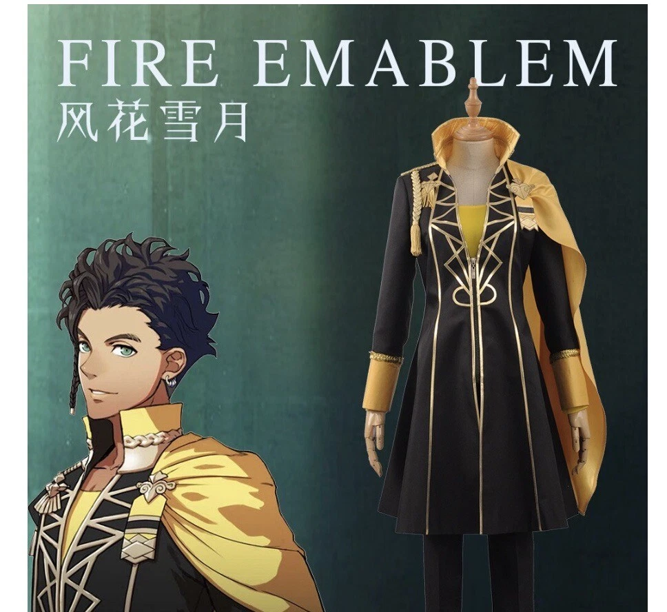 Fire Emblem: ThreeHouses Claude Von Riegan Cosplay Costume ADULT XS NEW |  eBay