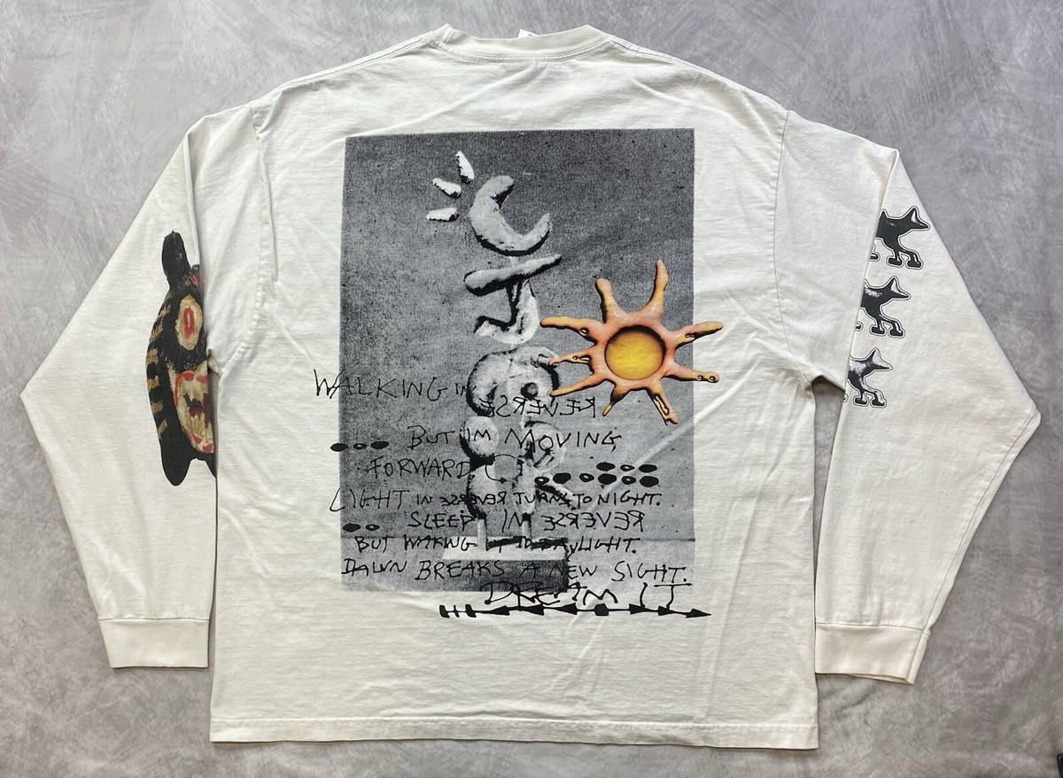 トップス Cactus Jack Air Record Long Sleeve Travis Scott Cactus Jack - Air Record Long Sleeve Tee