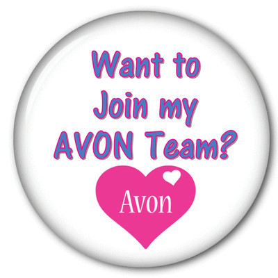 #4 QTY 6 PINBACK BUTTONS FOR AVON REPS TO WEAR AND ADVERTISE SAFETY PIN FASTENER