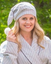 Lee Valley Ireland Women's Cotton Flannel Nightcap One Size