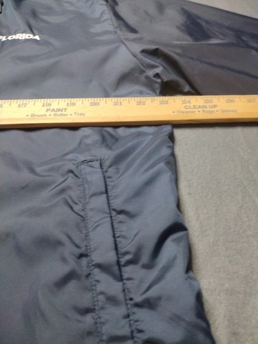 Kariban Windbreaker size "S" Blue Long Sleeve Full Zip Pockets Pre-owned - Picture 5 of 15